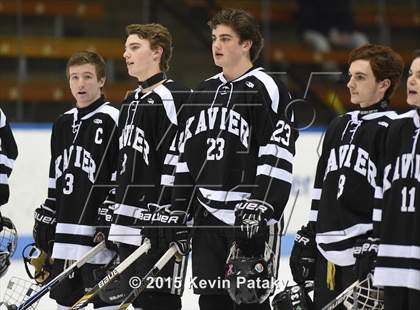 Thumbnail 2 in Xavier vs. Darien (CIAC D1 Semiinal) photogallery.