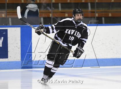 Thumbnail 2 in Xavier vs. Darien (CIAC D1 Semiinal) photogallery.