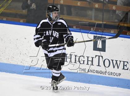 Thumbnail 3 in Xavier vs. Darien (CIAC D1 Semiinal) photogallery.