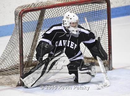 Thumbnail 3 in Xavier vs. Darien (CIAC D1 Semiinal) photogallery.