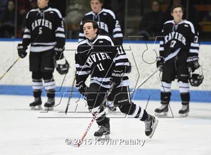 Thumbnail 2 in Xavier vs. Darien (CIAC D1 Semiinal) photogallery.