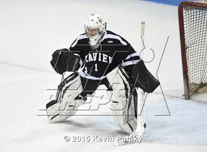 Thumbnail 2 in Xavier vs. Darien (CIAC D1 Semiinal) photogallery.