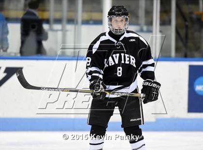 Thumbnail 1 in Xavier vs. Darien (CIAC D1 Semiinal) photogallery.