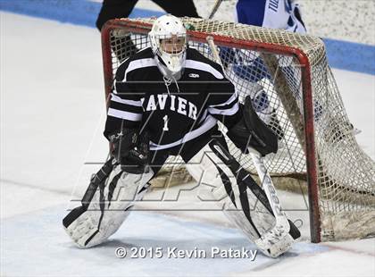 Thumbnail 1 in Xavier vs. Darien (CIAC D1 Semiinal) photogallery.