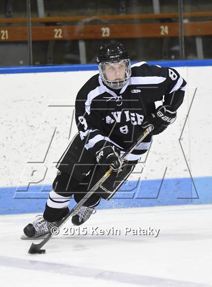 Thumbnail 2 in Xavier vs. Darien (CIAC D1 Semiinal) photogallery.