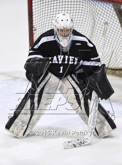 Thumbnail 1 in Xavier vs. Darien (CIAC D1 Semiinal) photogallery.
