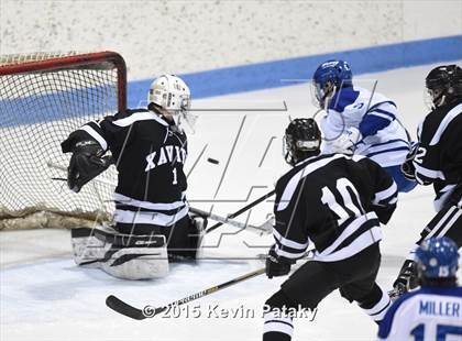 Thumbnail 3 in Xavier vs. Darien (CIAC D1 Semiinal) photogallery.