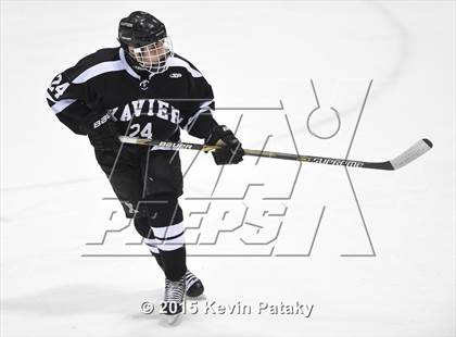 Thumbnail 2 in Xavier vs. Darien (CIAC D1 Semiinal) photogallery.