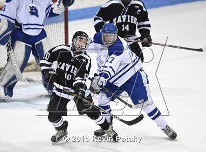 Thumbnail 3 in Xavier vs. Darien (CIAC D1 Semiinal) photogallery.