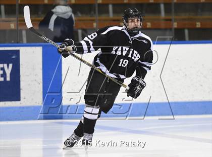 Thumbnail 3 in Xavier vs. Darien (CIAC D1 Semiinal) photogallery.