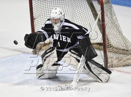 Thumbnail 1 in Xavier vs. Darien (CIAC D1 Semiinal) photogallery.