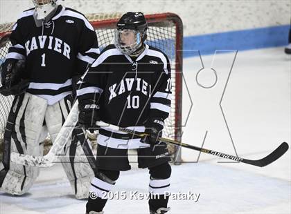 Thumbnail 3 in Xavier vs. Darien (CIAC D1 Semiinal) photogallery.