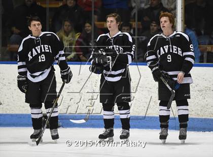 Thumbnail 2 in Xavier vs. Darien (CIAC D1 Semiinal) photogallery.