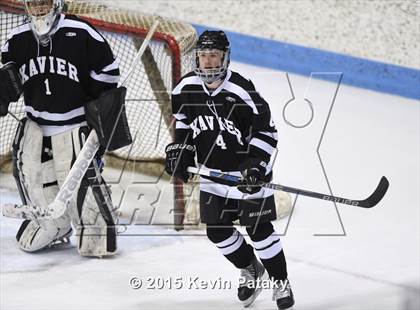 Thumbnail 2 in Xavier vs. Darien (CIAC D1 Semiinal) photogallery.