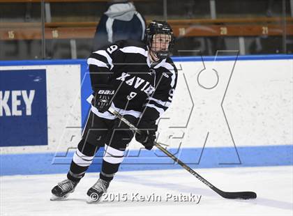 Thumbnail 3 in Xavier vs. Darien (CIAC D1 Semiinal) photogallery.