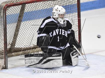 Thumbnail 2 in Xavier vs. Darien (CIAC D1 Semiinal) photogallery.