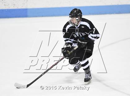 Thumbnail 1 in Xavier vs. Darien (CIAC D1 Semiinal) photogallery.