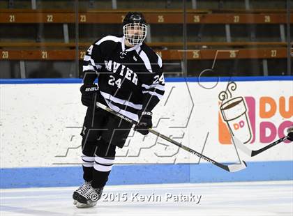 Thumbnail 3 in Xavier vs. Darien (CIAC D1 Semiinal) photogallery.