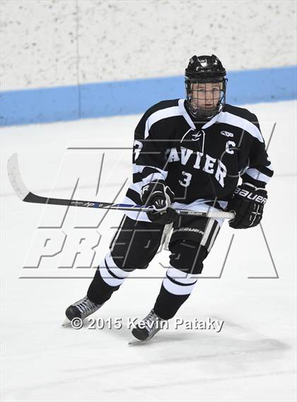Thumbnail 1 in Xavier vs. Darien (CIAC D1 Semiinal) photogallery.
