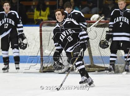 Thumbnail 1 in Xavier vs. Darien (CIAC D1 Semiinal) photogallery.