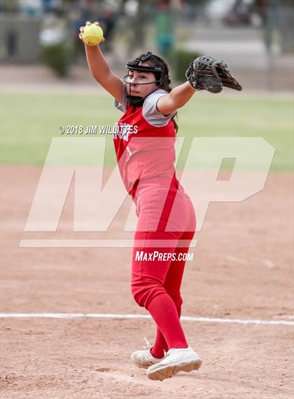 Thumbnail 2 in Monument Valley vs Mogollon (Chandler Prep Softball Classic) photogallery.