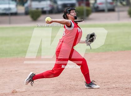 Thumbnail 2 in Monument Valley vs Mogollon (Chandler Prep Softball Classic) photogallery.