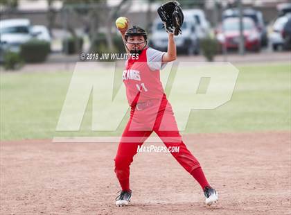 Thumbnail 2 in Monument Valley vs Mogollon (Chandler Prep Softball Classic) photogallery.