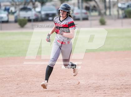 Thumbnail 2 in Monument Valley vs Mogollon (Chandler Prep Softball Classic) photogallery.