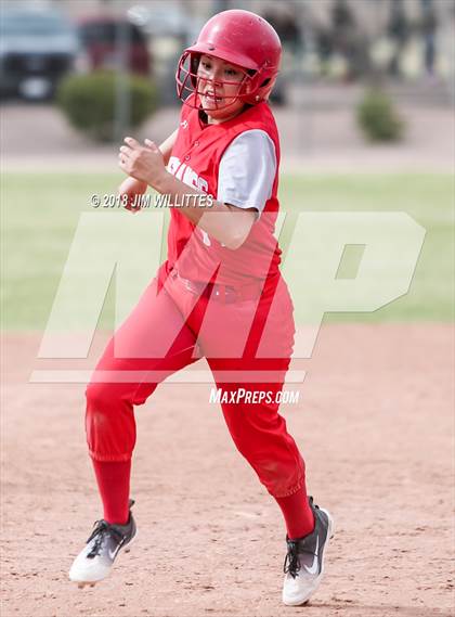 Thumbnail 3 in Monument Valley vs Mogollon (Chandler Prep Softball Classic) photogallery.