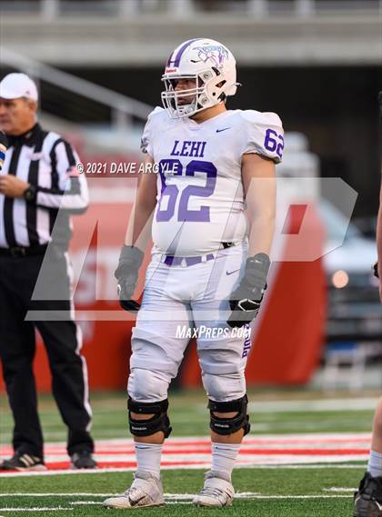 Thumbnail 3 in Stansbury vs. Lehi (UHSAA 5A Semifinal) photogallery.