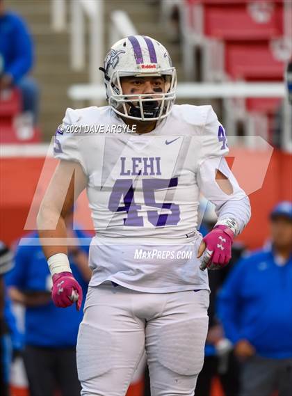 Thumbnail 3 in Stansbury vs. Lehi (UHSAA 5A Semifinal) photogallery.