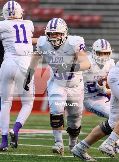 Thumbnail 1 in Stansbury vs. Lehi (UHSAA 5A Semifinal) photogallery.