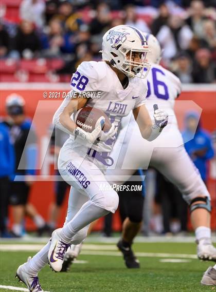 Thumbnail 2 in Stansbury vs. Lehi (UHSAA 5A Semifinal) photogallery.