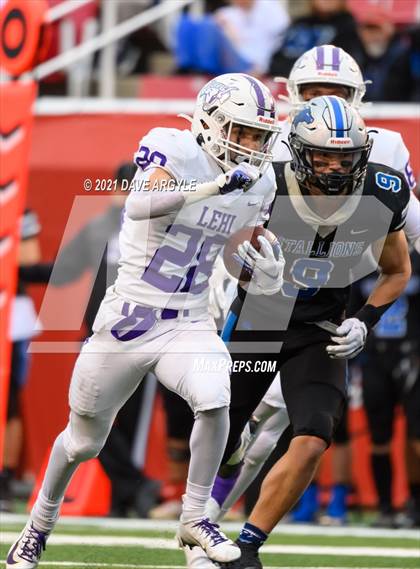 Thumbnail 1 in Stansbury vs. Lehi (UHSAA 5A Semifinal) photogallery.