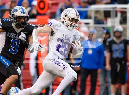 Thumbnail 3 in Stansbury vs. Lehi (UHSAA 5A Semifinal) photogallery.