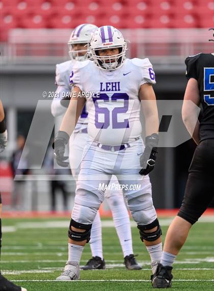Thumbnail 3 in Stansbury vs. Lehi (UHSAA 5A Semifinal) photogallery.