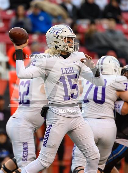 Thumbnail 1 in Stansbury vs. Lehi (UHSAA 5A Semifinal) photogallery.