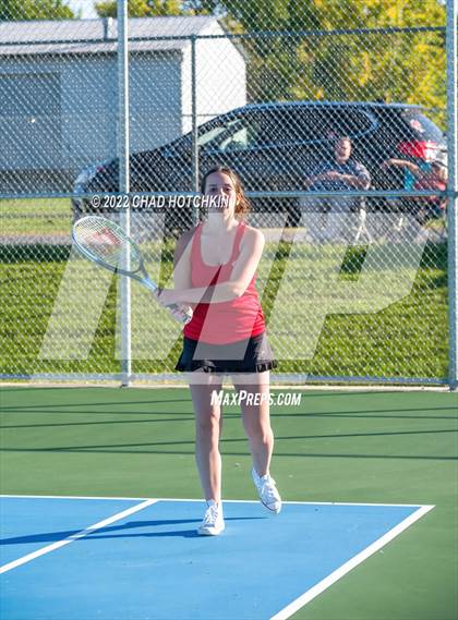 Thumbnail 2 in Mynderse Academy @ Geneva (NYSPHSAA Sectionals Round 1 Doubles) photogallery.