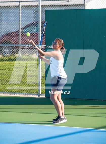Thumbnail 2 in Mynderse Academy @ Geneva (NYSPHSAA Sectionals Round 1 Doubles) photogallery.