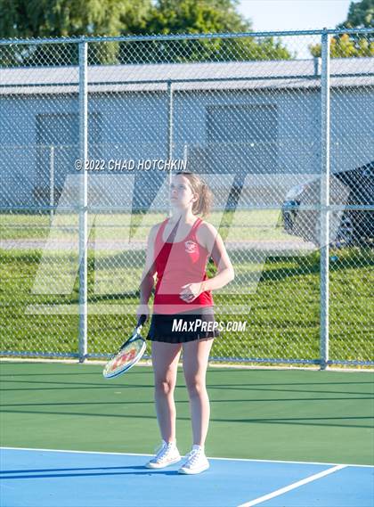 Thumbnail 1 in Mynderse Academy @ Geneva (NYSPHSAA Sectionals Round 1 Doubles) photogallery.