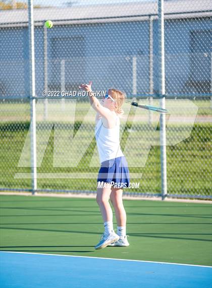 Thumbnail 3 in Mynderse Academy @ Geneva (NYSPHSAA Sectionals Round 1 Doubles) photogallery.