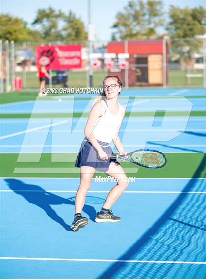 Thumbnail 2 in Mynderse Academy @ Geneva (NYSPHSAA Sectionals Round 1 Doubles) photogallery.