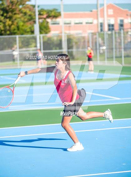 Thumbnail 1 in Mynderse Academy @ Geneva (NYSPHSAA Sectionals Round 1 Doubles) photogallery.