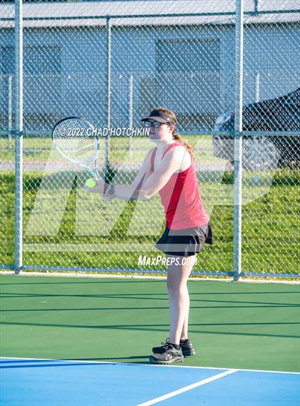 Thumbnail 1 in Mynderse Academy @ Geneva (NYSPHSAA Sectionals Round 1 Doubles) photogallery.