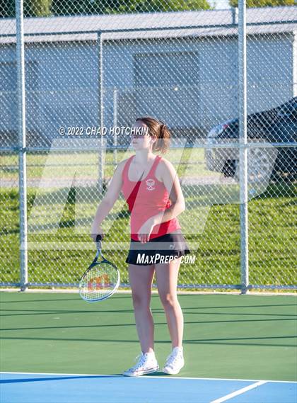 Thumbnail 3 in Mynderse Academy @ Geneva (NYSPHSAA Sectionals Round 1 Doubles) photogallery.
