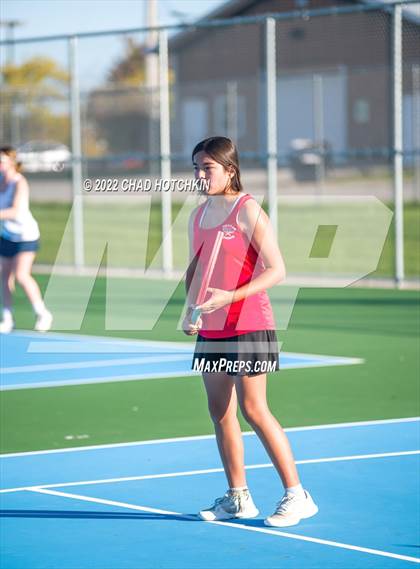 Thumbnail 3 in Mynderse Academy @ Geneva (NYSPHSAA Sectionals Round 1 Doubles) photogallery.