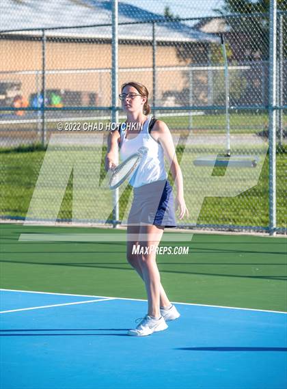Thumbnail 2 in Mynderse Academy @ Geneva (NYSPHSAA Sectionals Round 1 Doubles) photogallery.