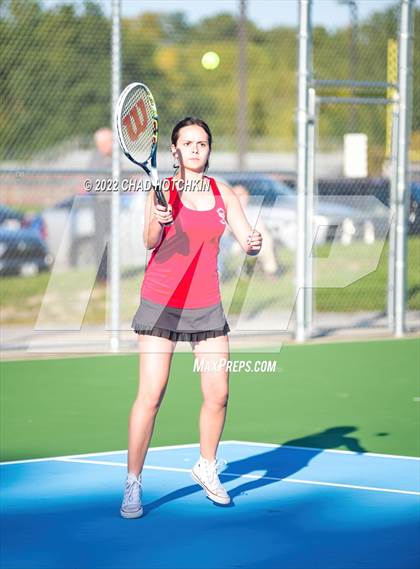 Thumbnail 1 in Mynderse Academy @ Geneva (NYSPHSAA Sectionals Round 1 Doubles) photogallery.