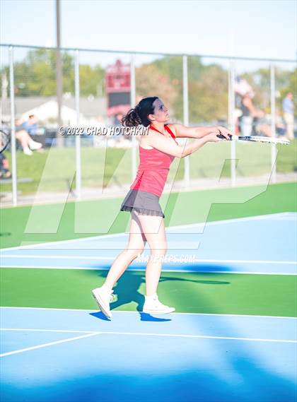 Thumbnail 1 in Mynderse Academy @ Geneva (NYSPHSAA Sectionals Round 1 Doubles) photogallery.