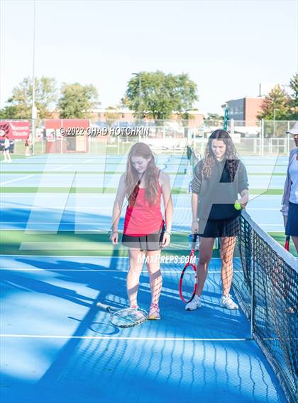 Thumbnail 2 in Mynderse Academy @ Geneva (NYSPHSAA Sectionals Round 1 Doubles) photogallery.